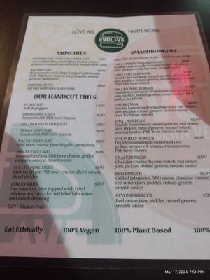  at Evolve Modern Vegan Kitchen in Daytona Beach