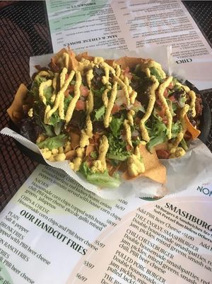 Nachos at Evolve Modern Vegan Kitchen in Daytona Beach