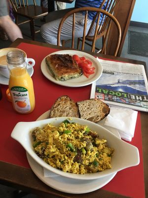 backpacker skillet for me.  at Coco's Cafe in Jasper