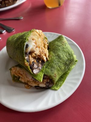 Huevos Rancheros Wrap  at Coco's Cafe in Jasper