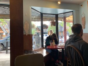 Cozy ambience  at Coco's Cafe in Jasper