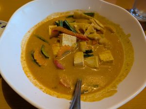 Red curry with tofu at Sala Thai in Santa Cruz