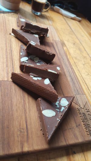 Fudge (double portion) at Urbã Cozinha Vegana in Sao Paulo