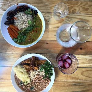 Pratos do dia.  at Urbã Cozinha Vegana in Sao Paulo