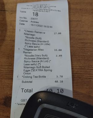  at Ramen Danbo in Southport