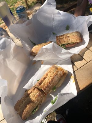 Yummy paninis  at The Vreamery in Paso Robles