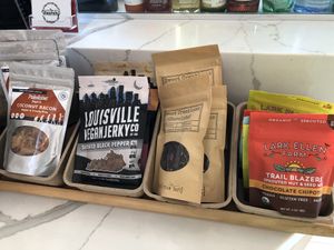 Snacks including from local purveyors  at The Vreamery in Paso Robles