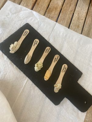 Cheese platter  at The Vreamery in Paso Robles