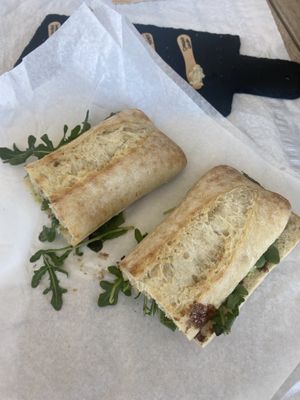 Caprese sandwich  at The Vreamery in Paso Robles