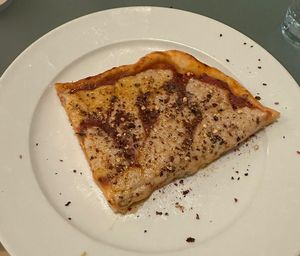 Homemade pizza with the Vreamery mozzarella   at The Vreamery in Paso Robles