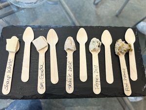 Cheese sampler   at The Vreamery in Paso Robles