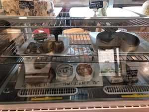 The case  at The Vreamery in Paso Robles