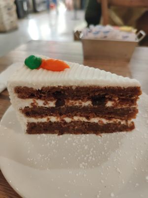 Vegan Carrot Cake at Martha's Country Bakery in Brooklyn