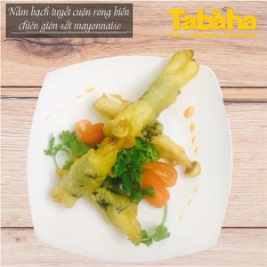 Deep Fried Whitesnow Mushroom With Mayonnaise Sauce at TaBaHa in Ho Chi Minh City