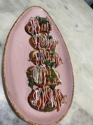 Bruschetta - amazing!  at Earth Cafe @ Waterfield in Mumbai