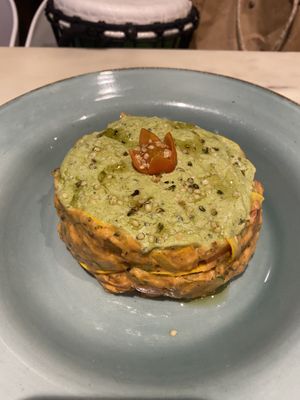 Noodle less lasagne   at Earth Cafe @ Waterfield in Mumbai