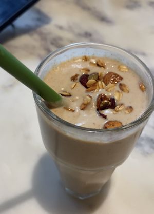 Nut smoothie  at Earth Cafe @ Waterfield in Mumbai