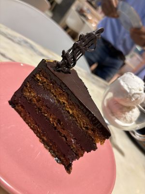 Orange choc cake   at Earth Cafe @ Waterfield in Mumbai