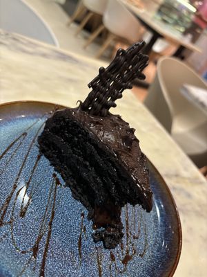 Gooey chocolate cake   at Earth Cafe @ Waterfield in Mumbai
