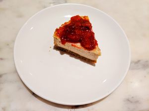 My awesome cheezecake at Earth Cafe at Earth Cafe @ Waterfield in Mumbai