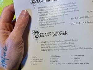 menu at Hans im Glück  in Hagen