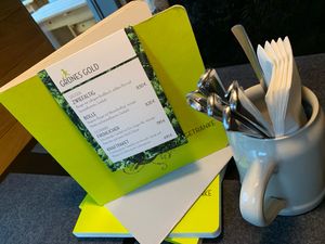 table at Hans im Glück  in Hagen