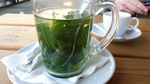 Fresh mint tea at Hans im Glück  in Hagen