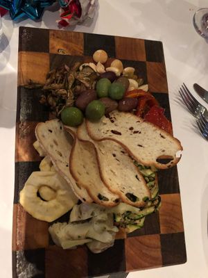 Vegan anti pasta  at Bella Cosi in Chermside