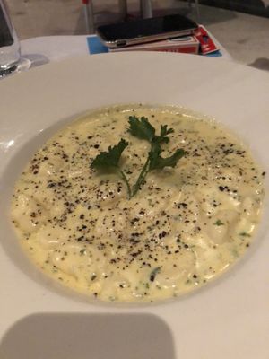 Cheesy vegetarian gnocchi  at Bella Cosi in Chermside