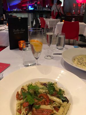 Vegetariano pasta and a beautiful atmosphere  at Bella Cosi in Chermside