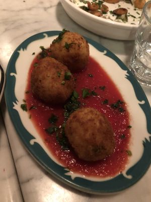 Arancini  at Radis in Montreal