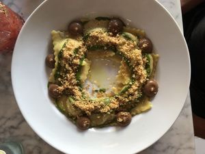 Ravioli at Radis in Montreal