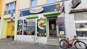 The place from outside. The street nr is 2 not nr 8 at Vegano Cigkofte in Recklinghausen
