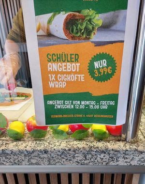  at Vegano Cigkofte in Recklinghausen