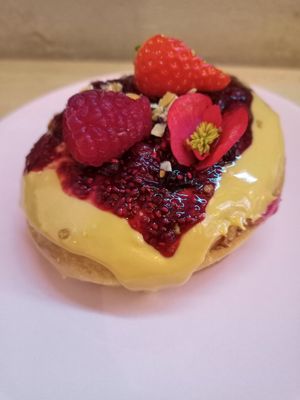 Peanut butter and jam at COCO Donuts in Brussels