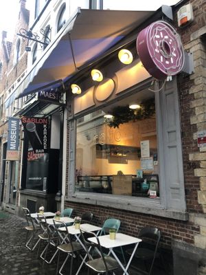 outside  at COCO Donuts in Brussels