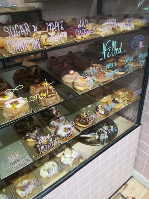 En bas à droite la sélection Vegan at COCO Donuts in Brussels