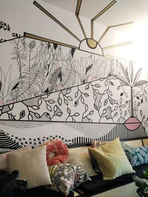 intérieur : étage at COCO Donuts in Brussels