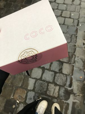 cheaper if u take them to go at COCO Donuts in Brussels