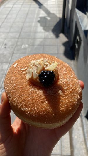 Apple filled donut: not good, dry, almost no filling   at COCO Donuts in Brussels