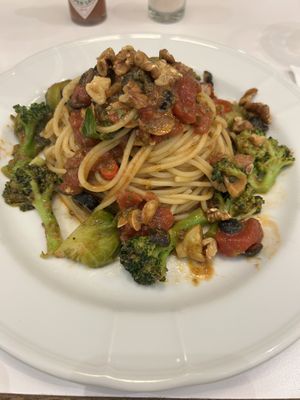 Pasta puttanescaa  at ZìRán Shú - Clean & Wild Eats in Tainan