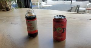 cold beverages we bought at Roots Natural Foods in Leominster