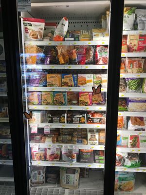 Frozen vegan proteins at Roots Natural Foods in Leominster