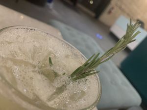 Esmeralda with gin! Delish at Lola 55 in San Diego