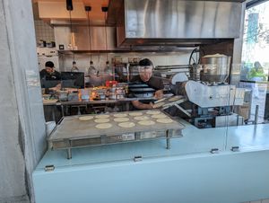Fresh tortillas (prepared in-house) at Lola 55 in San Diego