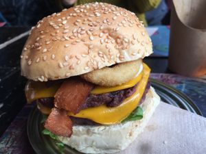 The Big One, delicious  at Oasi Burger in East London