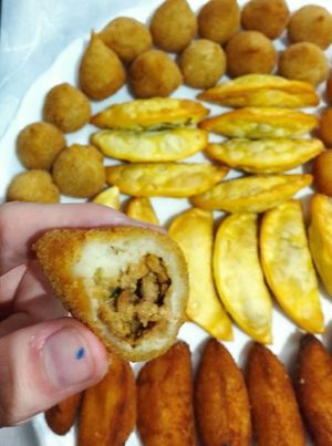 Coxinha de soja at Picanha's Grill in Porto Alegre