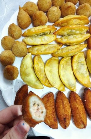 Risoles de "calabresa" at Picanha's Grill in Porto Alegre