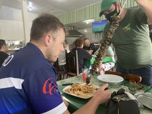   at Picanha's Grill in Porto Alegre