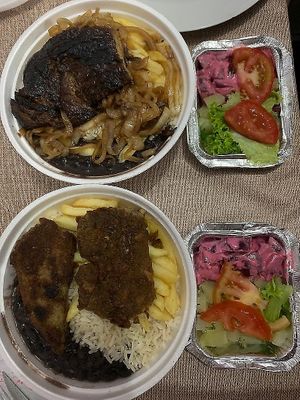 Alaminuta de glúten acebolado e empanado at Picanha's Grill in Porto Alegre